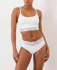 Organic Lace Modern Scoop Bralette