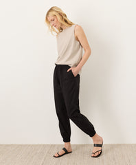 Organic Stretch Poplin Jogger