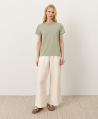 Organic Luxe Essential Crewneck Tee