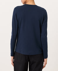 Organic Softspun Essential Crewneck Long Sleeve Tee