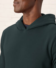 Organic Brushed Fleece Pullover Hoodie