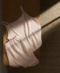Organic Pointelle Sunset Set