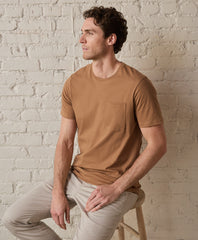 Organic Softspun Essential Pocket Crew Tee