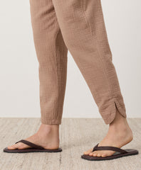 Organic Coastal Double Gauze Tapered Pull-On Pant