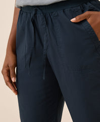 Organic Stretch Poplin Jogger