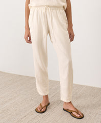 Organic Coastal Double Gauze Tapered Pull-On Pant