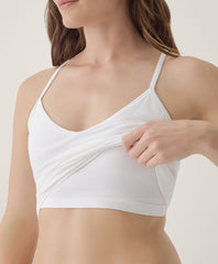 Organic Everyday Shelf Bra Cropped Camisole 3-Pack