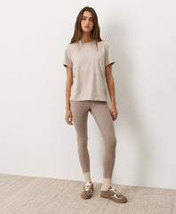 Organic Soft-Slub Essential Crewneck Tee