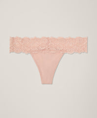 Organic Lace Waist Thong