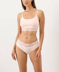 Organic Lace Modern Scoop Bralette