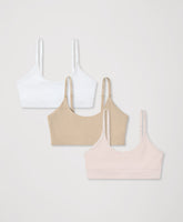 Organic Everyday Modern Scoop Bralette 3-Pack