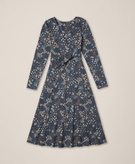 Organic Fit & Flare Wrap Dress