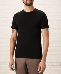 Organic Luxe Essential Slim Fit Crewneck Tee