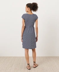 Organic Fit & Flare Crossover Dress