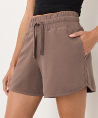 Organic Cloudknit Curved Hem Short