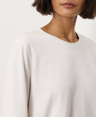 Organic Luxe Essential Crewneck Long Sleeve Tee