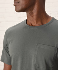 Organic Softspun Essential Pocket Crew Tee