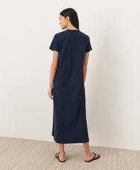 Organic Soft-Slub Essential Easy Tee Maxi Dress