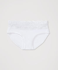 Organic Lace Waist Brief