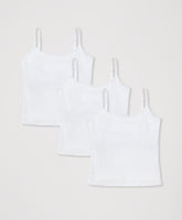Organic Everyday Shelf Bra Cami 3-Pack