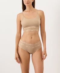 Organic Lace Modern Scoop Bralette 3-Pack