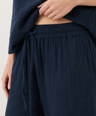 Organic Coastal Double Gauze Tapered Pull-On Pant
