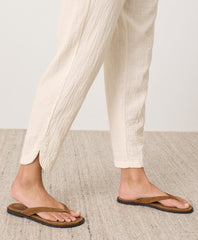 Organic Coastal Double Gauze Tapered Pull-On Pant