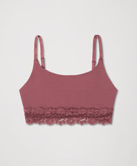Organic Lace Modern Scoop Bralette