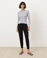 Organic Perfect Rib Crewneck Long Sleeve Tee