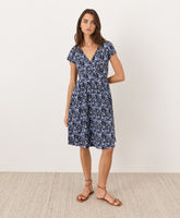 Organic Fit & Flare Crossover Dress