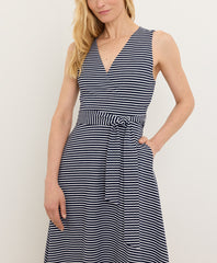Organic Fit & Flare Easy V-Neck Dress