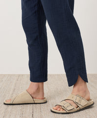 Organic Coastal Double Gauze Tapered Pull-On Pant