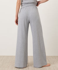 Organic Pointelle Wide Leg Pant