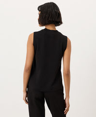 Organic Airplane Mock Neck Shell