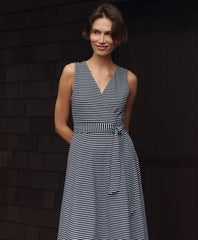 Organic Fit & Flare Easy V-Neck Dress