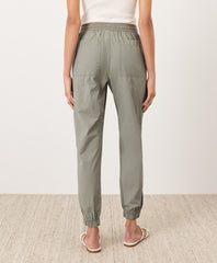 Organic Stretch Poplin Jogger
