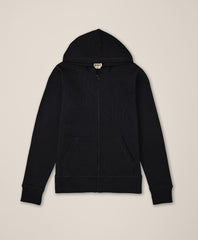 Organic Brushed Fleece Zip Hoodie