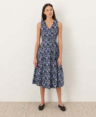 Organic Fit & Flare Easy V-Neck Dress