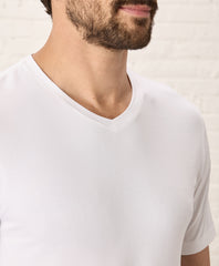 Organic Luxe Essential Slim Fit V-Neck Tee