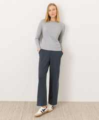 Organic Softspun Essential Crewneck Long Sleeve Tee