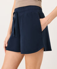 Organic Cloudknit Curved Hem Short