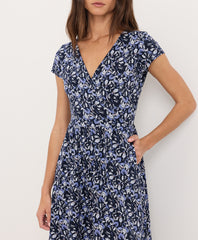 Organic Fit & Flare Crossover Dress