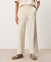 Organic Airplane Pintuck Wide Leg Pant