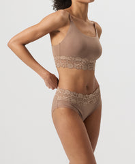 Organic Lace Waist Brief