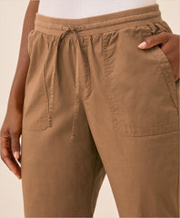 Organic Stretch Poplin Jogger