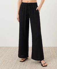 Organic Coastal Double Gauze Split Hem Pant