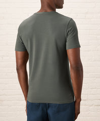 Organic Luxe Essential Slim Fit Crewneck Tee