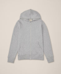 Organic Brushed Fleece Zip Hoodie