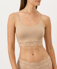 Organic Lace Modern Scoop Bralette
