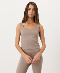 Organic On The Go-To Square Neck Tank